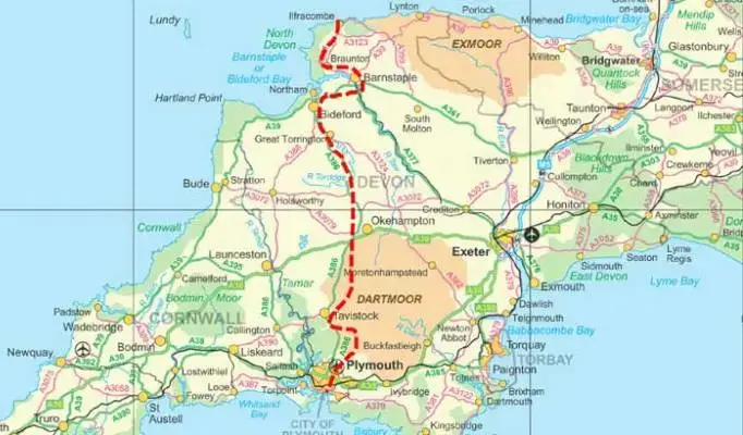 Devon Coast to coast route